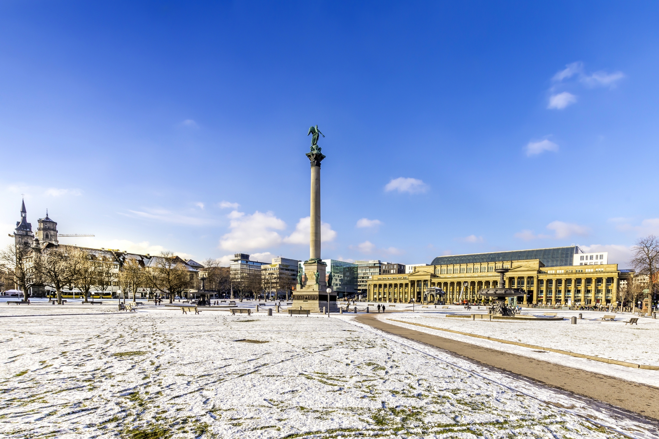 Schlossplatz in Stuttgart