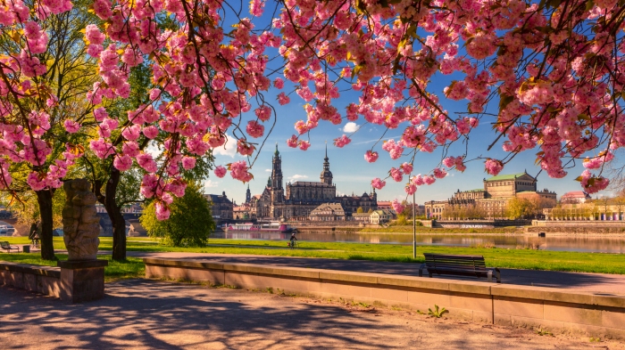 Dresden im Frühling, Deutschland