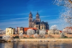 winterliches Magdeburg
