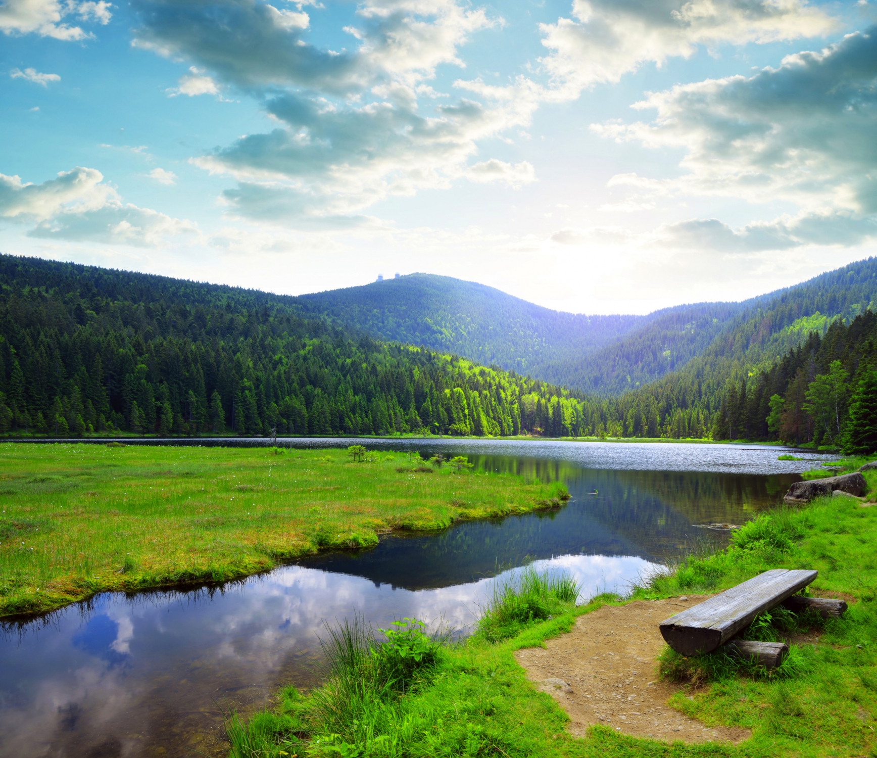 Kleiner Arbersee im Bayerischen Wald
