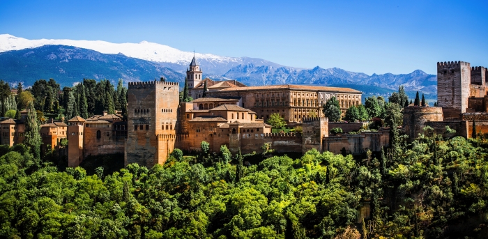 Alhambra in Granada, Spanien