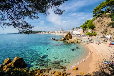 Strand Sa Caleta in Lloret de Mar