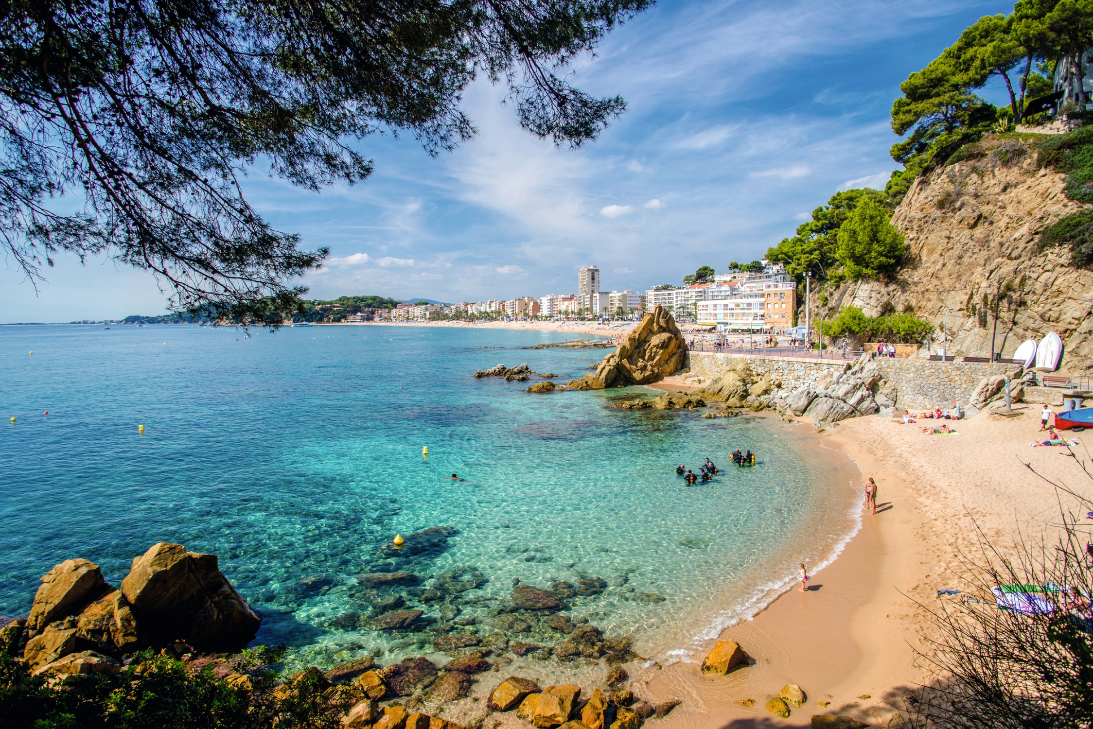 Strand Sa Caleta in Lloret de Mar