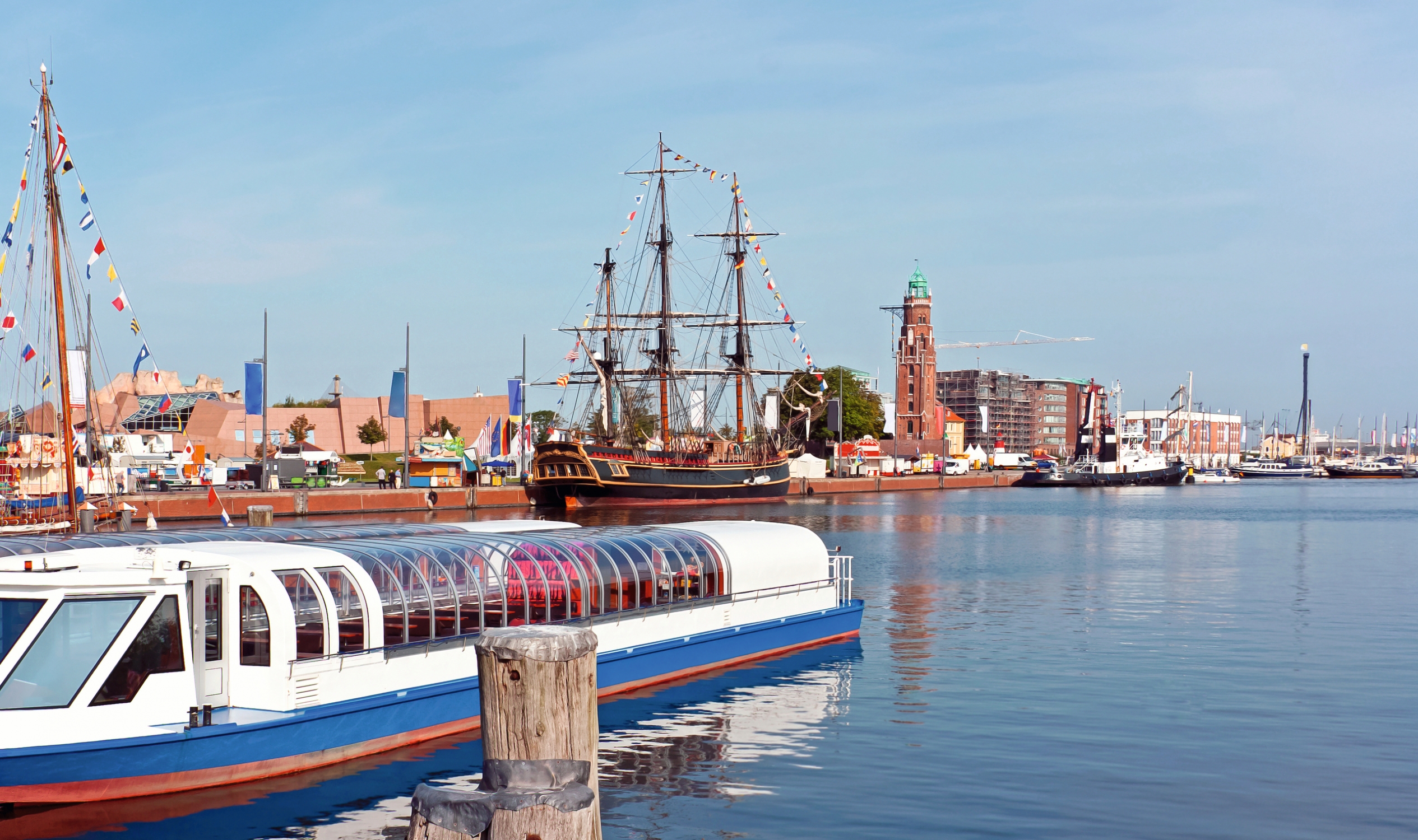 der Neue Hafen von Bremerhaven