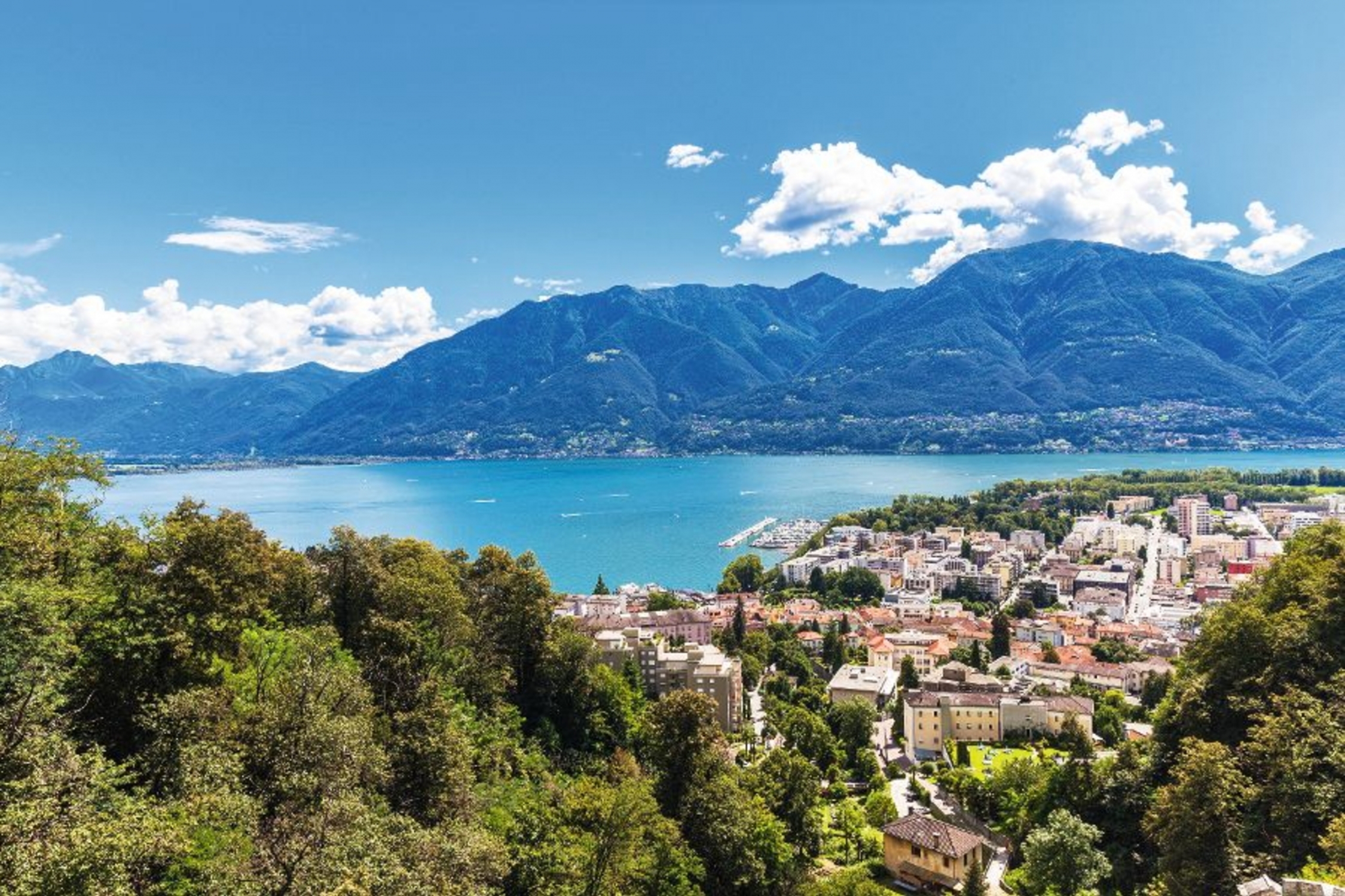  Locarno am Lago Maggiore in der Schweiz