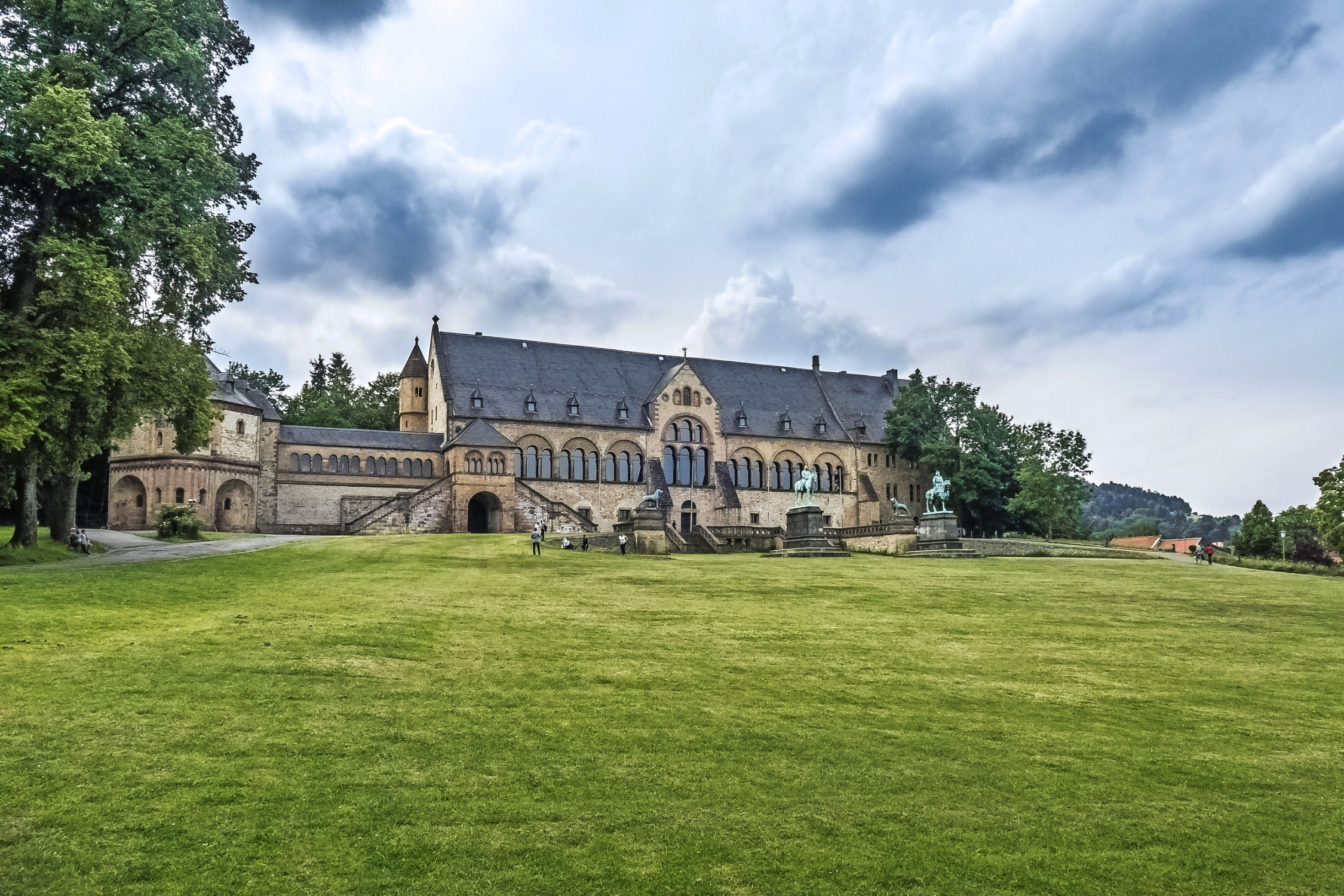 Vorderseite der Kaiserpfalz in Goslar