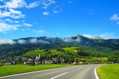 Lermoos in Österreich nahe der deutschen Grenze\u000D\u000A